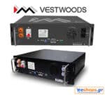 Vestwoods 5.12kwh LifePO4 Lithium VE48100E-P2-5kWh μπαταρία για φωτοβολταϊκά τιμές, προσφορές, τιμές, datasheet/ manual, αποθήκευση Μπαταρίες λιθίου