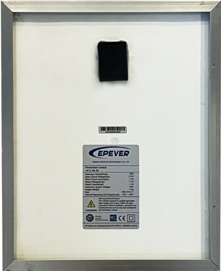 EPEVER M-20W φωτοβολταϊκό πάνελ 20Wp 12V - EPEVER - Φωτοβολταϊκά Πάνελ eshops.gr
